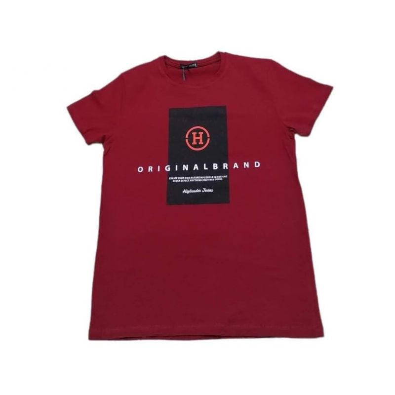 Muška pamučna majica Original brand crvena Cijena