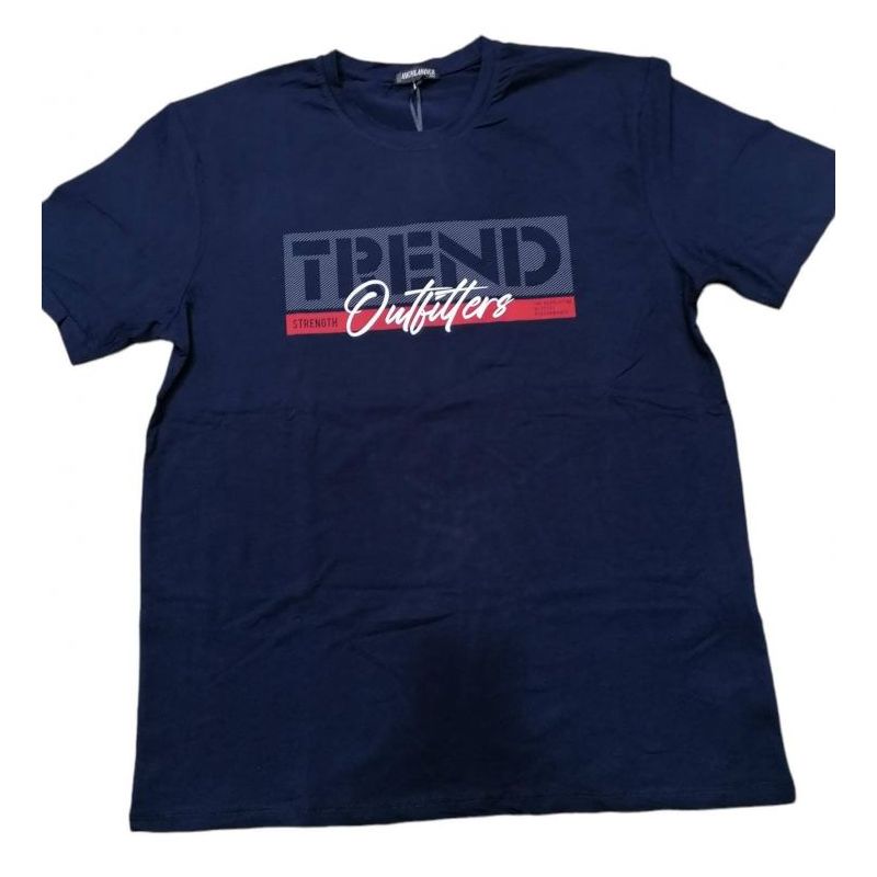 Muška pamučna majica Trend BIG SIZE plava Cijena