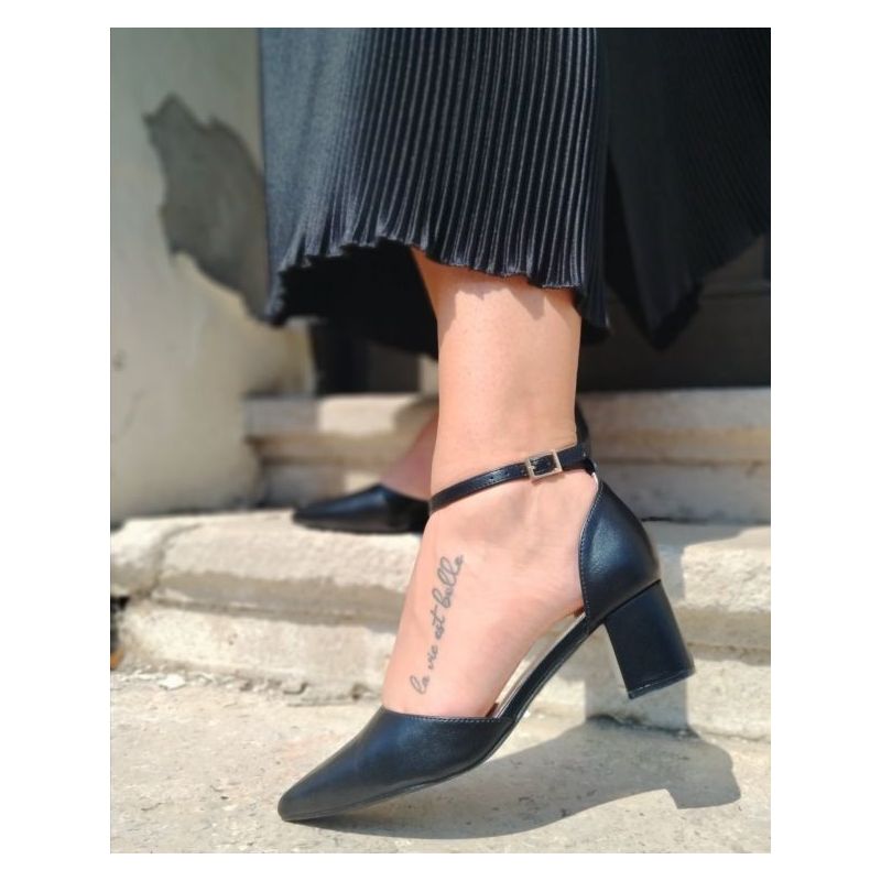 ŽENSKE CIPELE NA PETU BLACK 668951 Cijena
